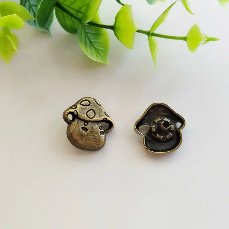 6 комплектов гриб кожа 17 х18 мм|button craft|snap fastenerpress stud |
