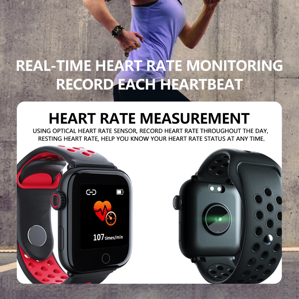 Torntisc 1.3 Inch Smart Watch IP67 Waterproof Heart Rate Monitor Blood Pressure For Apple Watch Android Phone SmartWatch Men