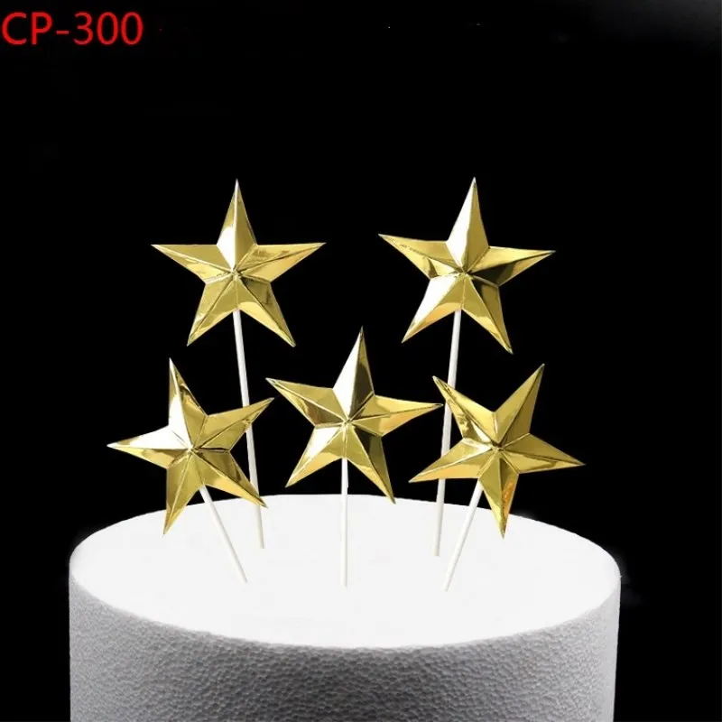 Пятиконечная звезда Топпер для торта на день рождения розетка выпечки