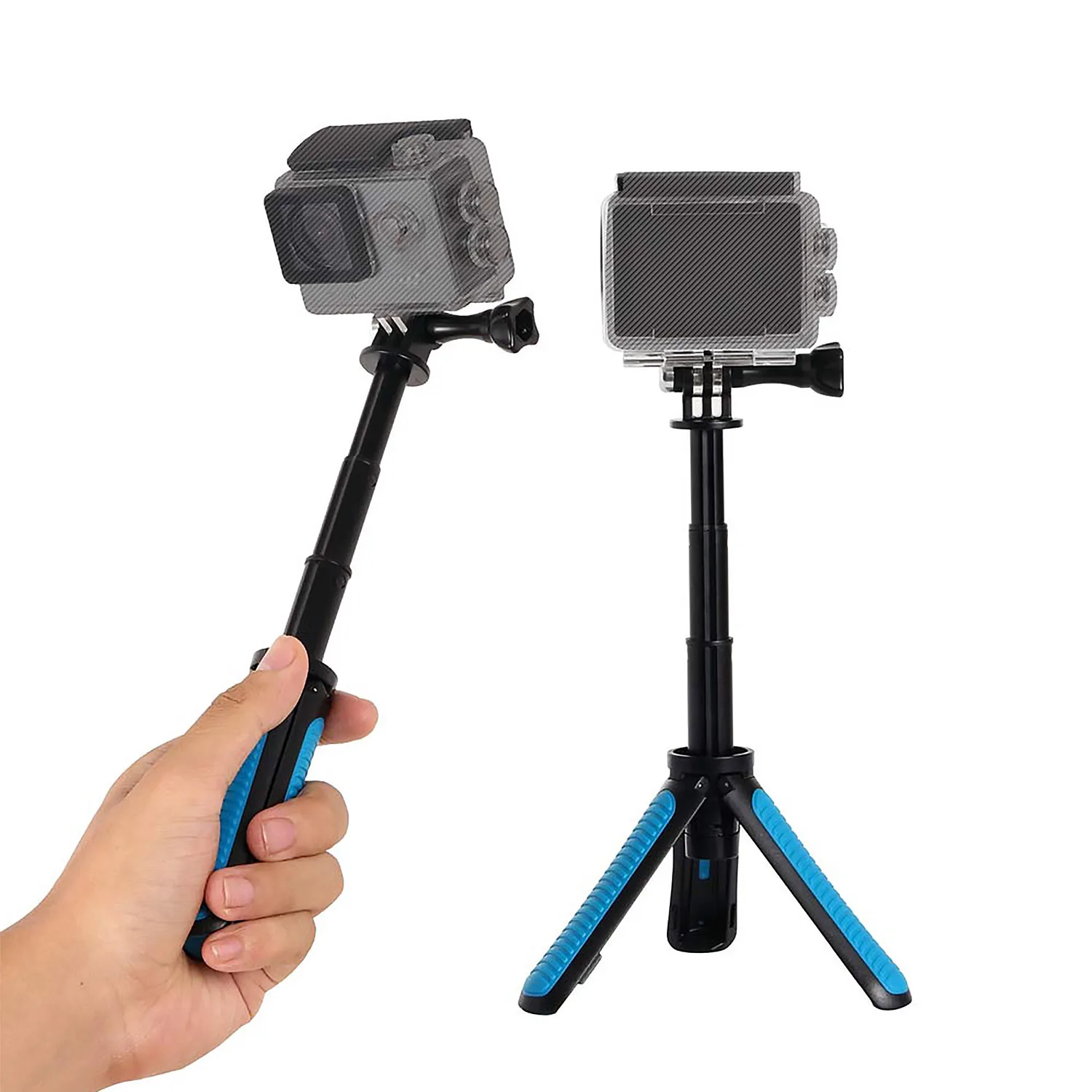 Gosear для Go Pro Mini расширяемый шест палка селфи Штатив Gopro Hero 5 6 7 аксессуары