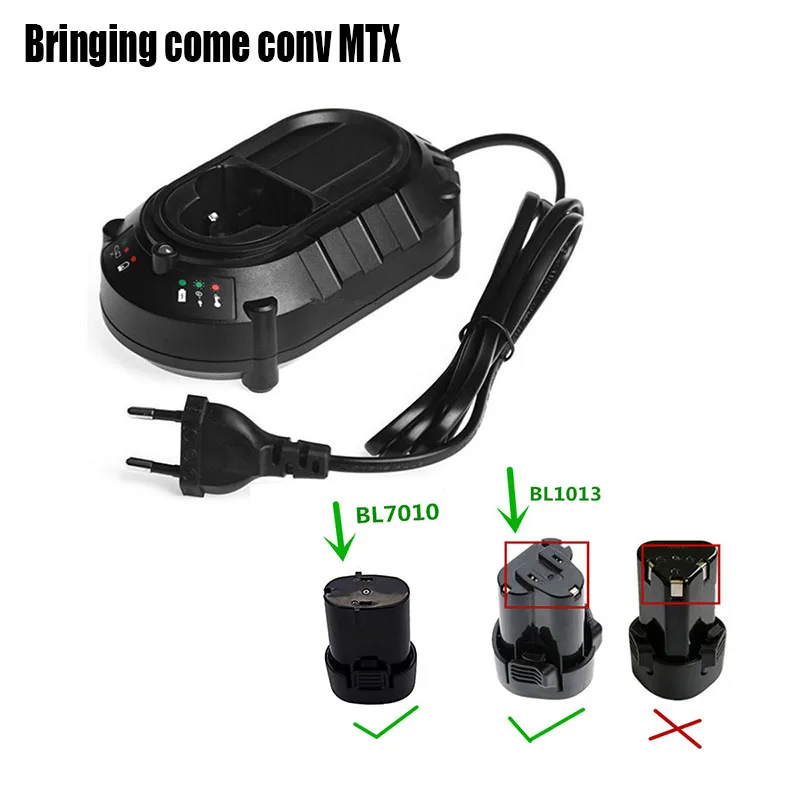 Зарядное устройство для MAKITA BL1013 BL1014 10,8 В литий-ионный аккумулятор DC10WA электрическая дрель шуруповерт Электроинструмент ЕС вилка высокого качества