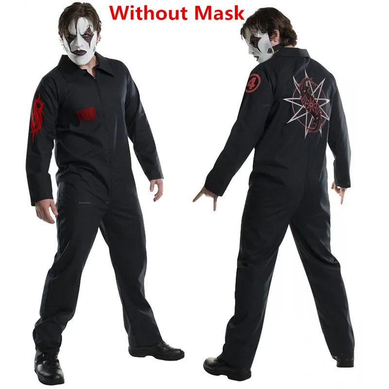 Costumes Mask Одежда высшего качества, костюм Джои из Slipknot Jordison Kabuki для косплея, женские и мужские комбинезоны на молнии, костюм для ролевых игр, костюм для Хэллоуина вечеринки, Новинка - Цвет: Costumes Mask