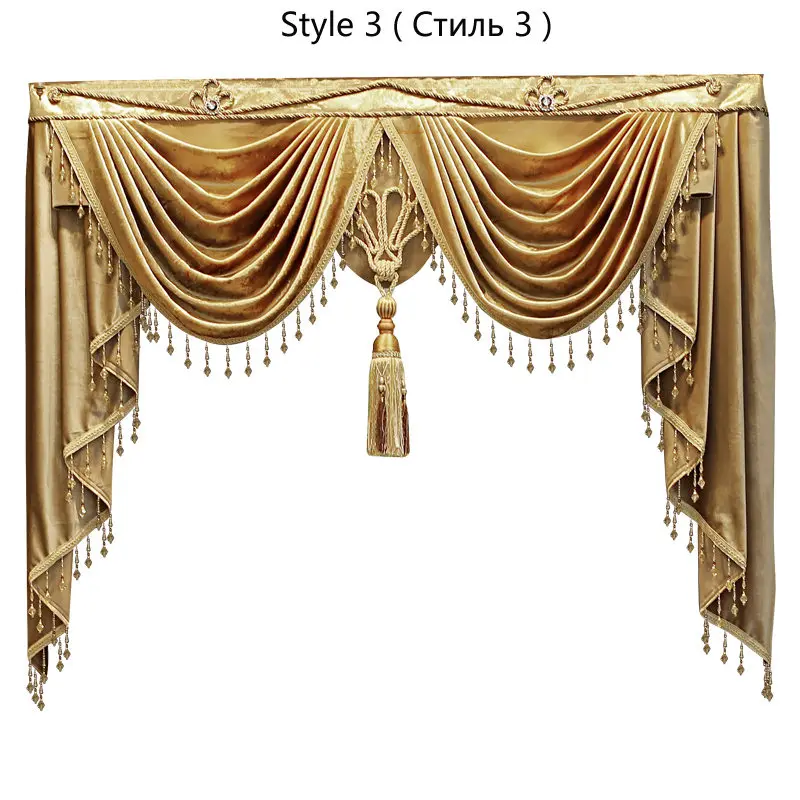 Style 3 24 стиля Роскошная БАЛДАХИНА для занавесок для гостиной спальни купить балдахин выделенная Ссылка/не включая тканевые занавески и тюль - Цвет: Style 3