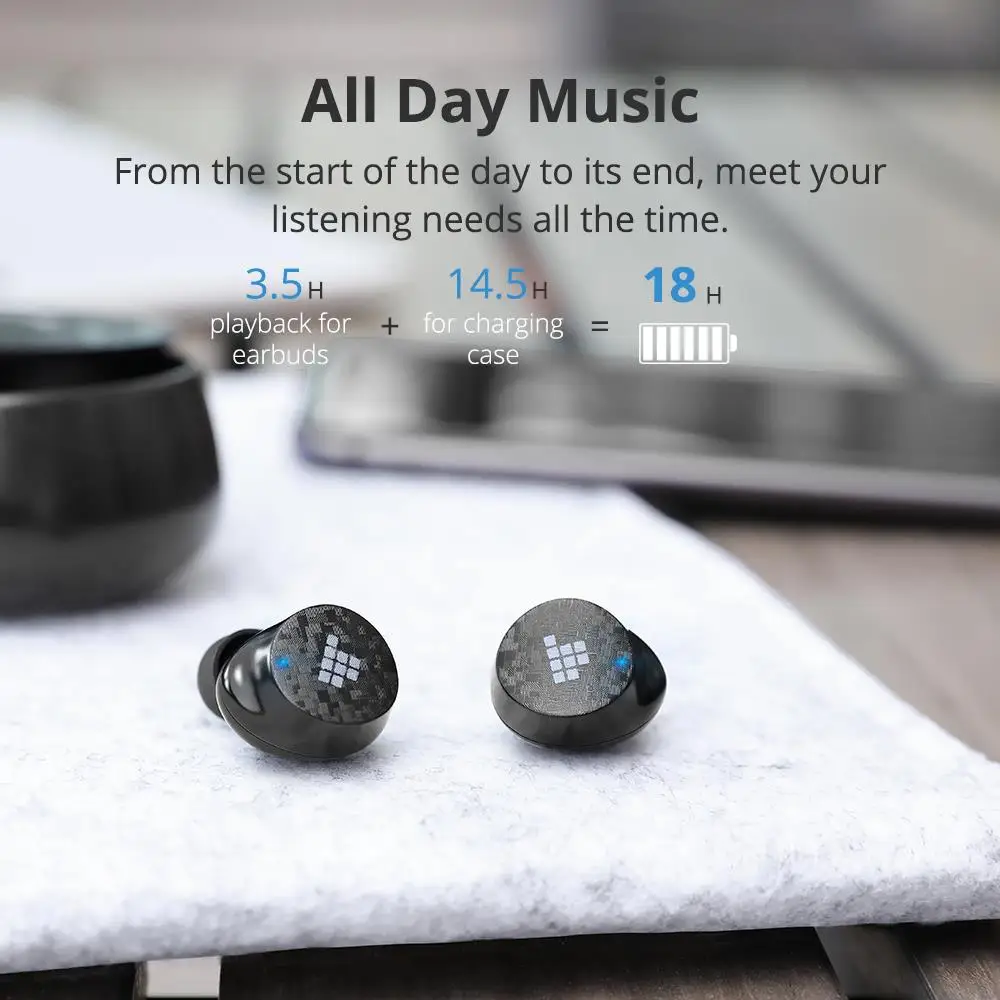 НОВЕЙШИЕ Наушники Tronsmart Spunky Pro TWS Bluetooth 5,0, беспроводные наушники IPX5, водонепроницаемая гарнитура, голосовой помощник, глубокий бас