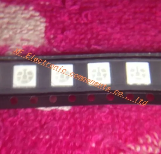 1000 шт./лот smd5050 LED SMD 5050 RGB Chip PLCC 6 триколор красный зеленый синий светодиод лампы