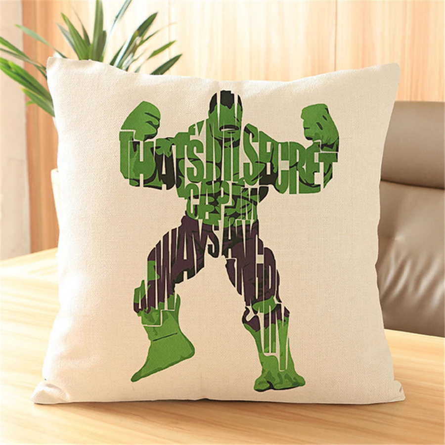 Подушка супергероя из фильма украшение для домашнего декора чехол Cojin Captain America