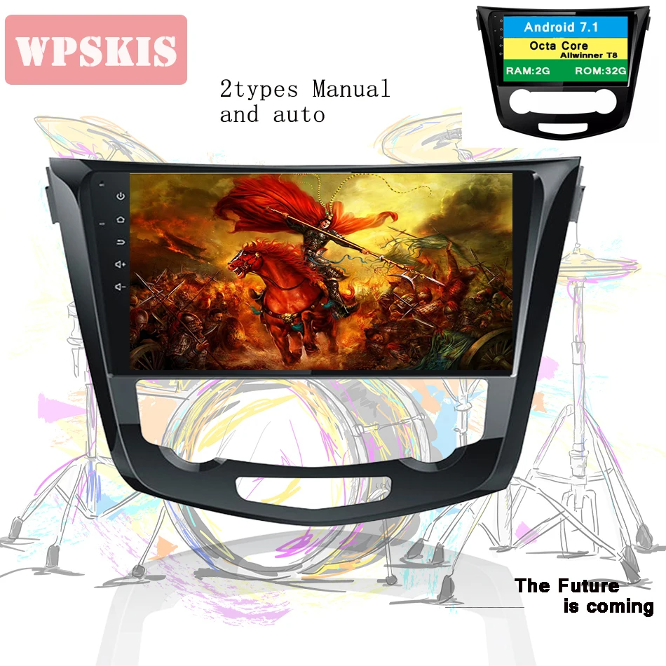 10," 8 ядерный Android 10,0 автомобильный dvd-плеер gps навигация для Nissan X-TRAIL Qashqai Dualis Rouge 2013