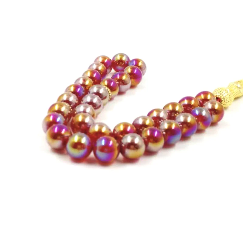 Натуральные Агаты женские четки 33 66 99 Tasbih ручной работы мусульманская мибаха с
