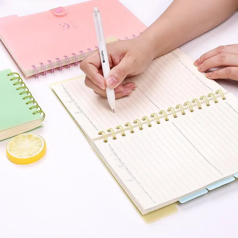

Smiling Face Spiral Notebook Paper Notepad Diary Journal Office School Travelers Drawing Gift Cute Stationery
