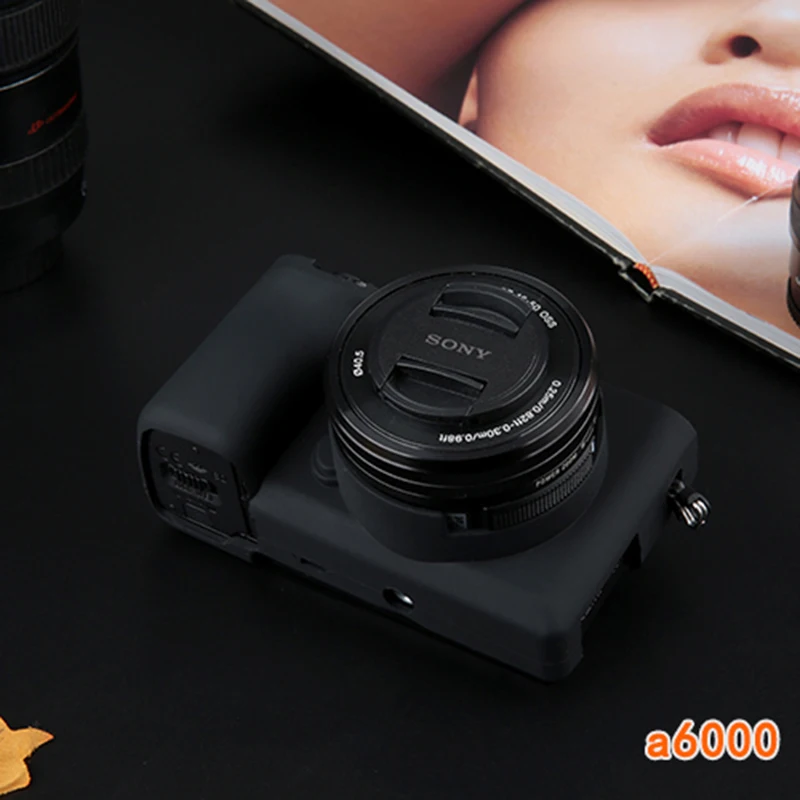 Мягкий силиконовый чехол для Sony Alpha A6000 A6300 A5000 A5100 A7 II A7M2 A7S2 A7R2 Mark 2|Сумки
