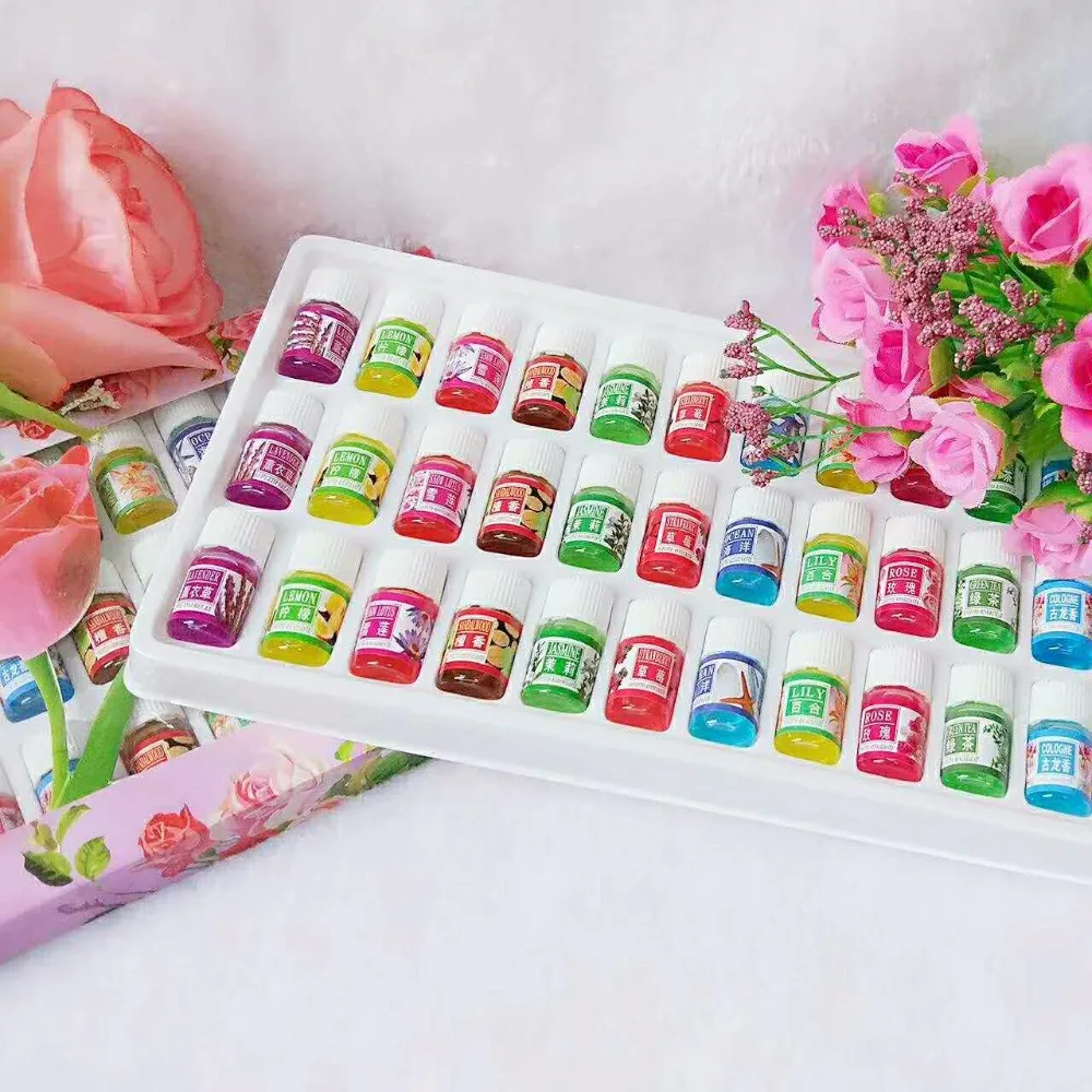 Ароматерапевтическое масло увлажнитель с 12 видами аромата 36 набор бутылок