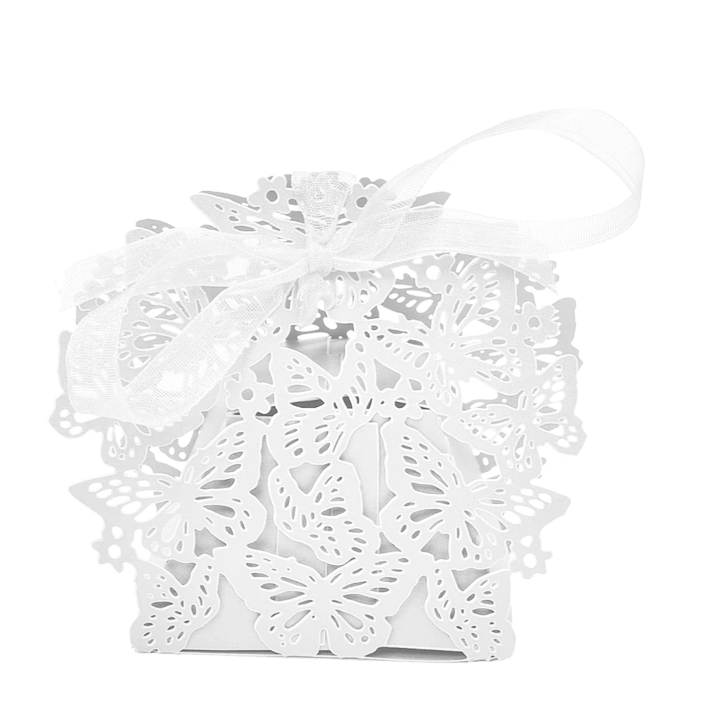 Новые Романтические свадебные сувениры Декор Бабочка DIY конфеты печенье