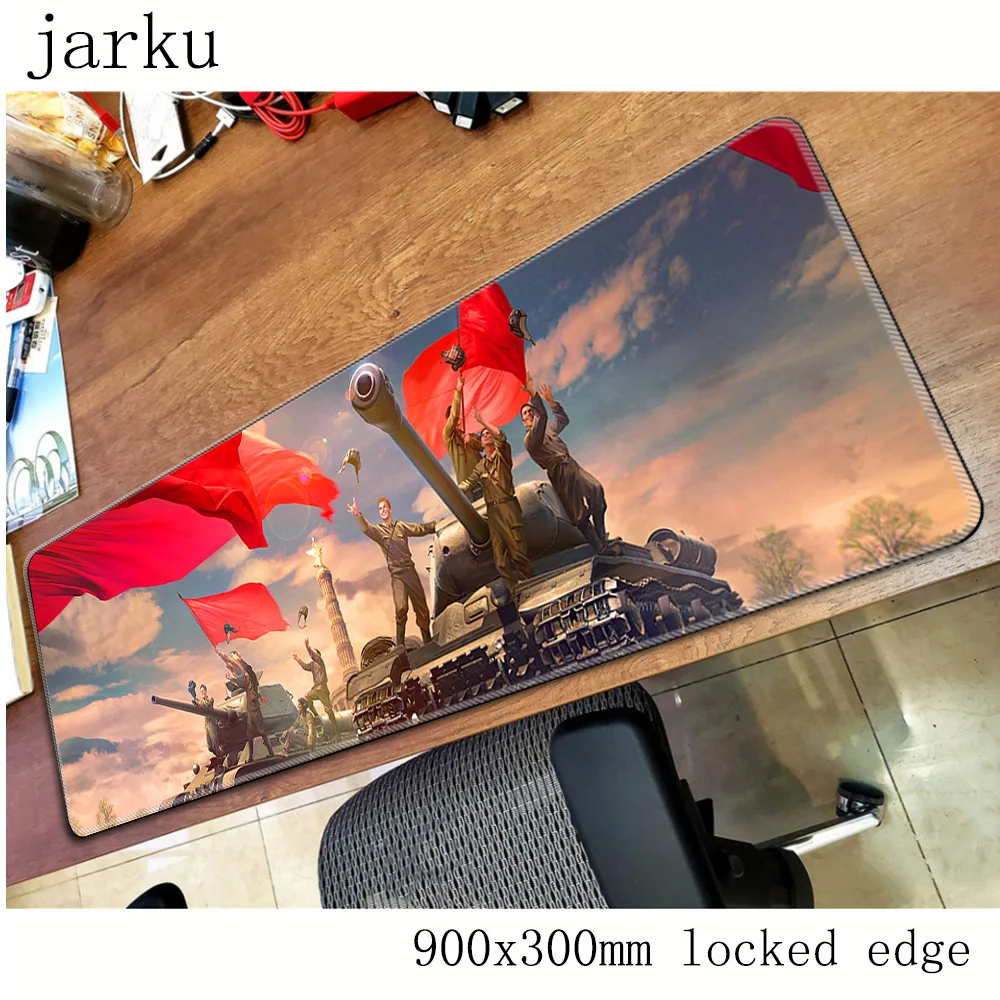Игровой коврик для мыши world of tanks 900x300 мм ноутбука игровой профессиональный