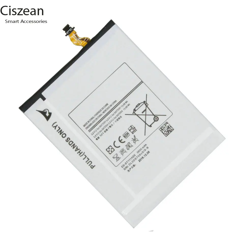 5 шт./лот 3600 мАч EB BT115ABC BT115ABE запасная батарея для Samsung Galaxy Tab Tablet 3 Lite 7 0 T111 T110 T115|battery