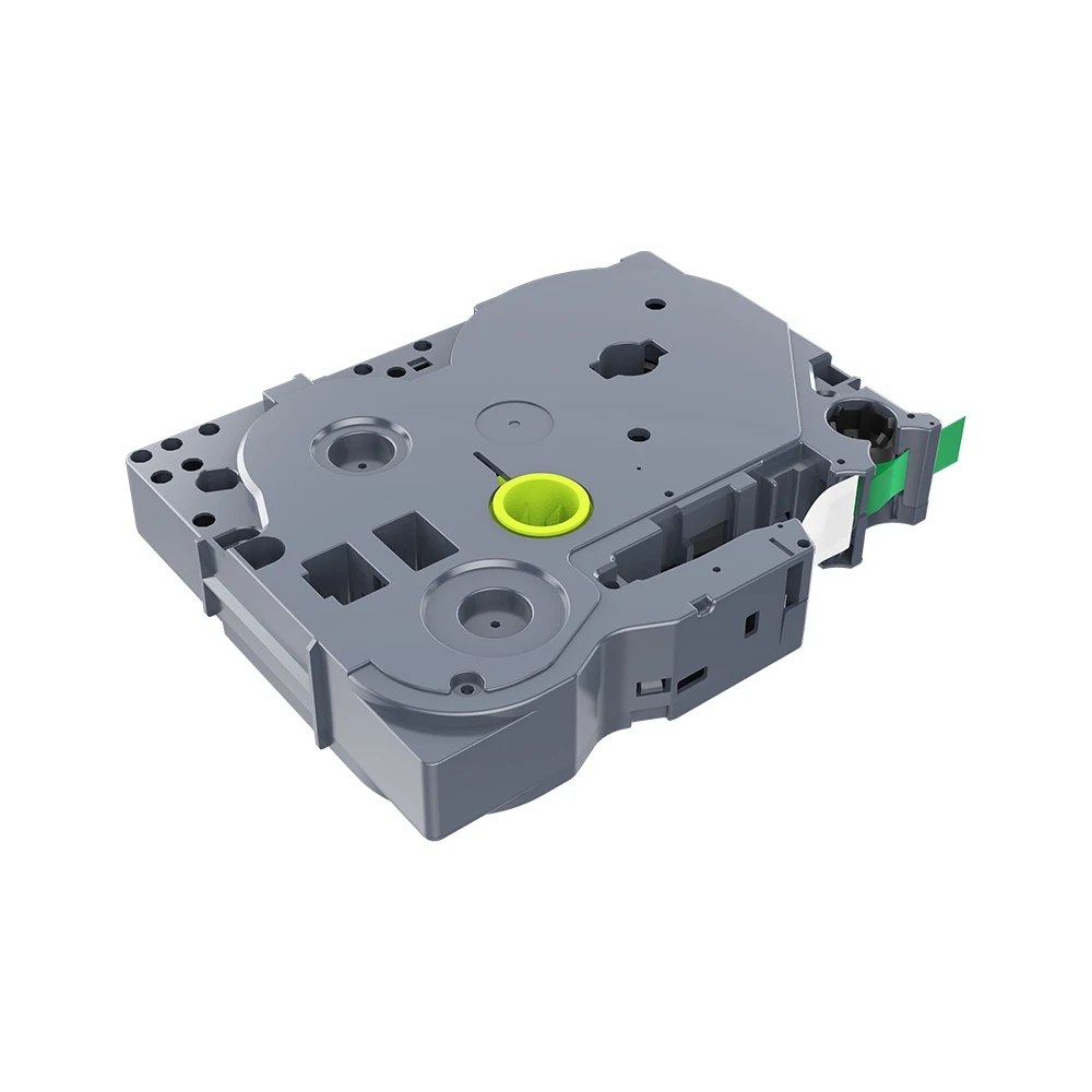1 шт. совместимая TZ 715 TZe TZe-715 6 мм 1/4 &quot8 м белого зеленого цвета Lamintated запечатанных