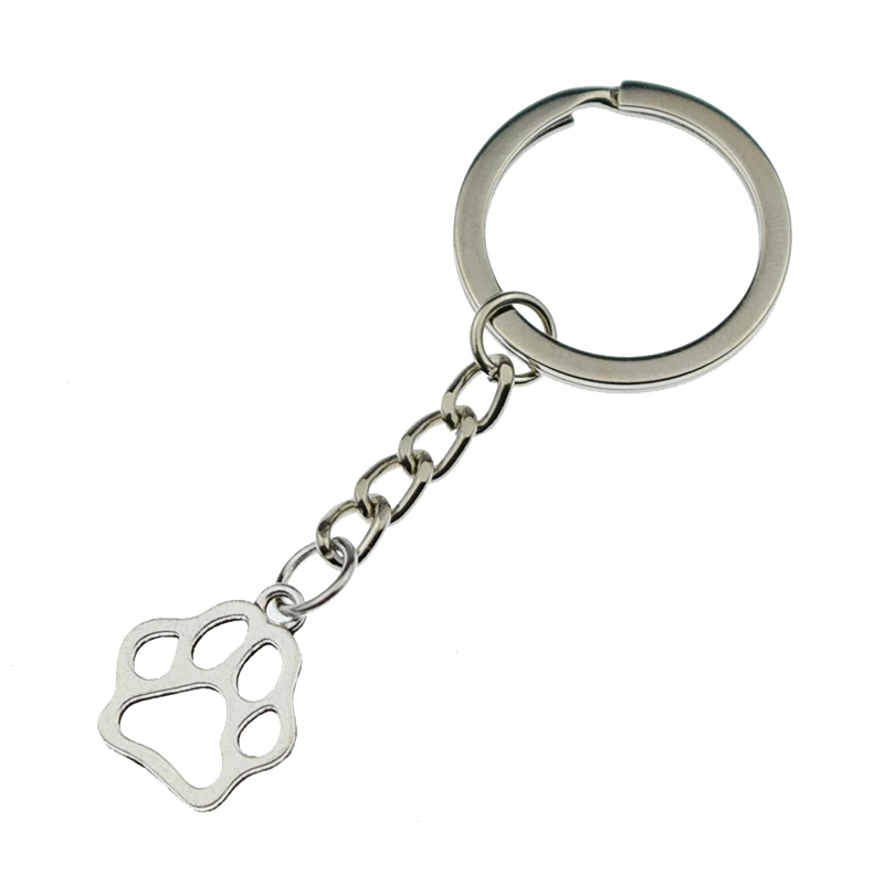 Новинка антикварная милая животная пустая кошачья собака лапа следы подвеска