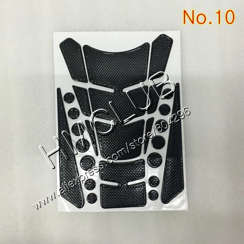 No. 10 3D бак наклейки протектор для SUZUKI RGV250 VJ22 RGV 250 90 91 92 93 94 95 1990 1991 1992 93 1995 3D углеродного волокна Бензобак pad - Цвет: No. 10