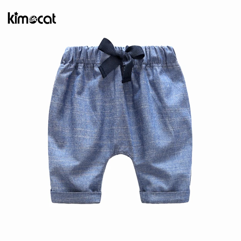 Kimocat комплект для мальчиков 2 шт. рубашка + джинсы новый костюм летняя одежда