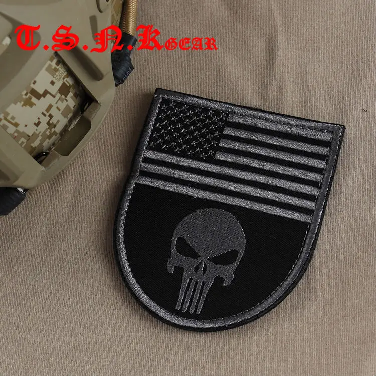 TSNK патч с вышивкой в стиле милитари для любителей искусственное украшение/тёмно