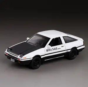 132 Diecast и игрушечные автомобили TOYOTA AE86 супер модель автомобиля со звусветильник коллекционные автомобили игрушки для мальчика Детский подарок brinquedos