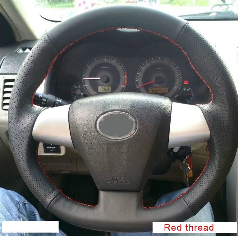 CARDAK искусственная кожа чехол на руль для Toyota COROLLA 2011 RAV4 2012 автостайлинг