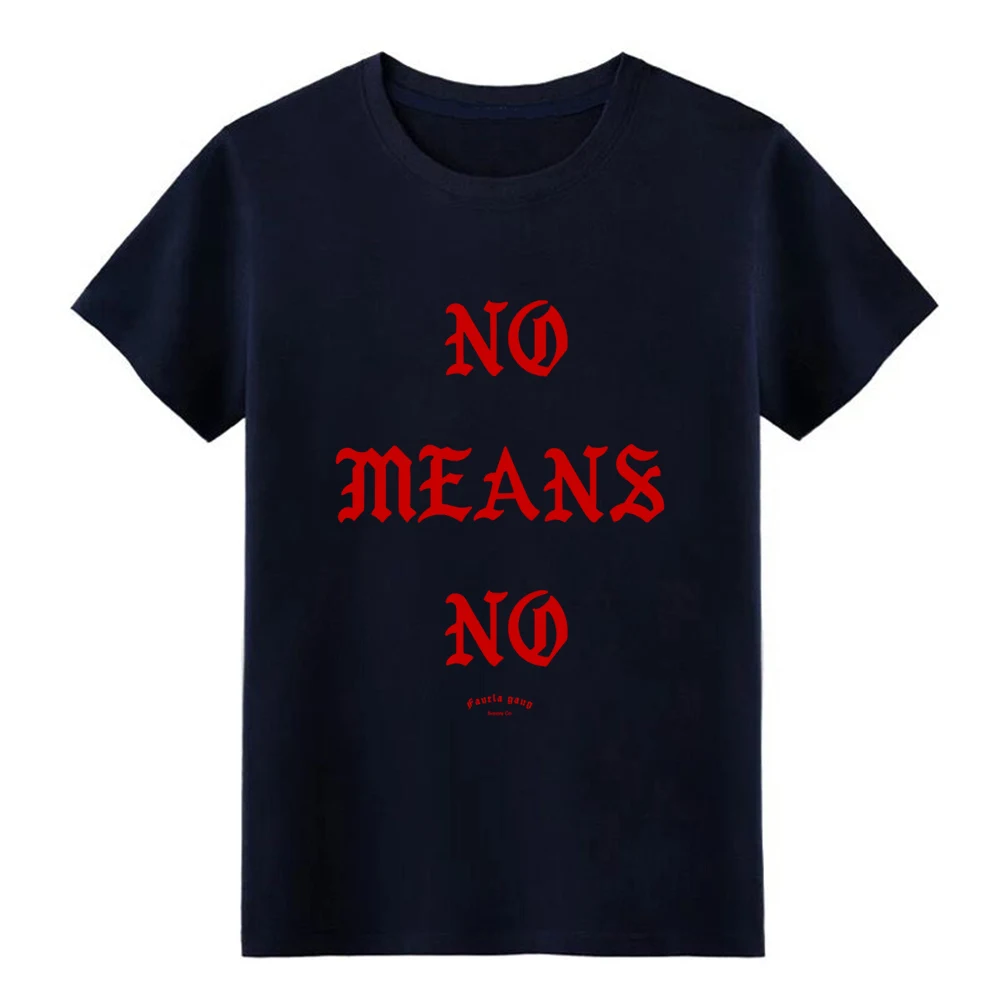 Не означает нет Бейсбольная Футболка на заказ 100% хлопок вырез лодочкой