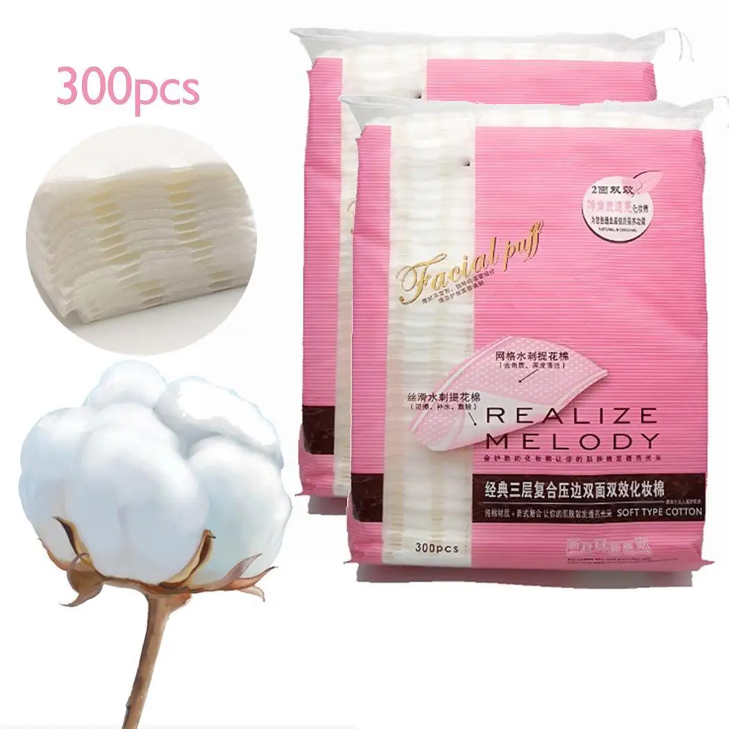 Хлопковые подушечки для лица косметический макияж ткани уход за кожей удаления