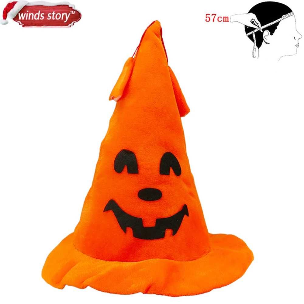 Новинка головной убор в виде тыквы на Хэллоуин ведьмы маскарадный костюм для