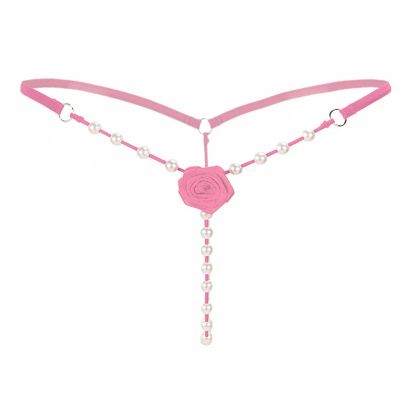 Pink VDOGRIR сексуальное нижнее белье женские стринги горячие эротические женские сексуальные трусики нижнего белья порно открытые трусы для женщин низкая талия подходит - Цвет: Pink