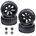 4 шт. 115 мм Bigfoot шины и колесные диски Набор шестигранных: 12 мм для HPI HSP Гонки Redcat 110 монстр грузовик