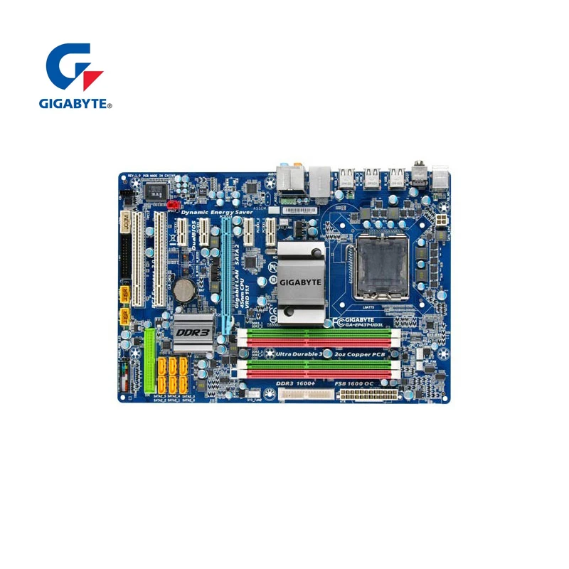 Gigabyte GA-EP43T-UD3L оригинальная материнская плата LGA 775 DDR3 USB2.0 16G P43 EP43T-UD3L настольная системная плата