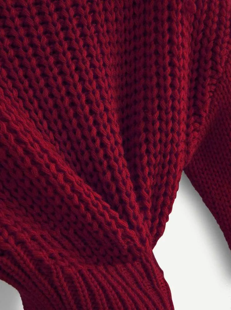 Осень Зима 2019 короткий вязаный свитер Женский водолазка пуловеры трикотаж