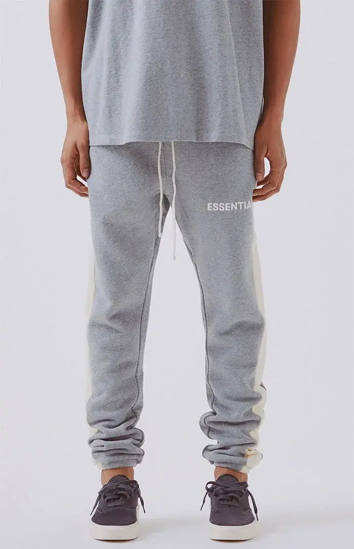 QoolXCWear Kanye West trousers Justin Bieber Sweatpants Side Stripe Jogger Pants Elastic Waist hip hop Pants Streetwear