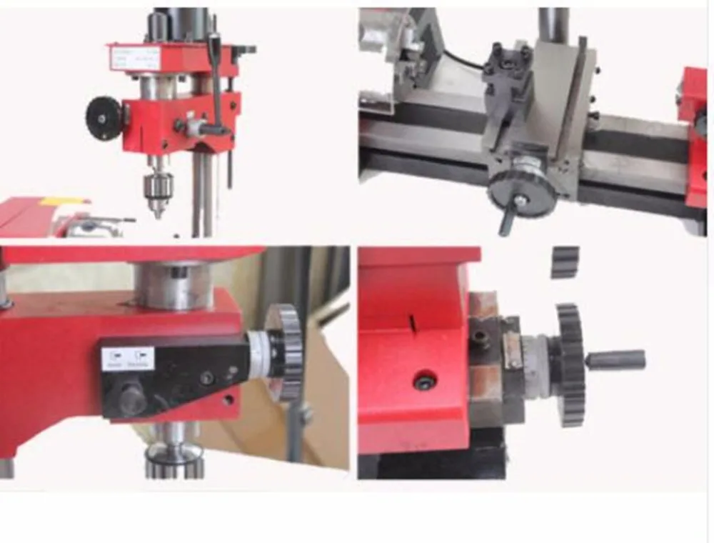 M1 250 мм микро многофункциональный сверлильный станок и токарно фрезерный 220V|machine