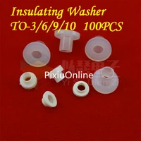 100pcs yt437 to gasket insulating washer insulation grain transistors gasket concave and convex pad