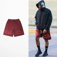 casual calabasas shorts men kanye west saint pablo seobean short hip hop drake summer fashion brand skateboard man shorts