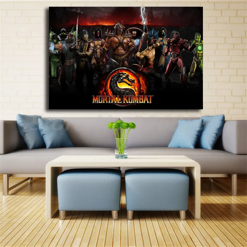 Mortal Kombat Armageddon обои HD холст картина печать гостиная домашний декор Современное