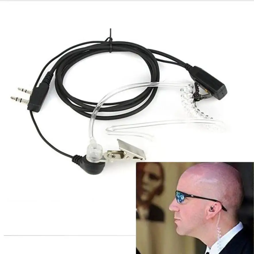 Прикольные наушники FBI Style наушник Talkabout Radio Walkie Talkie 2-контактный 22 января |