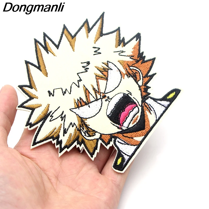 P3824 Dongmanli Boku no Hero Academy вышитый аниме вышитый Железный На Аппликация значок для одежды футболка рюкзак