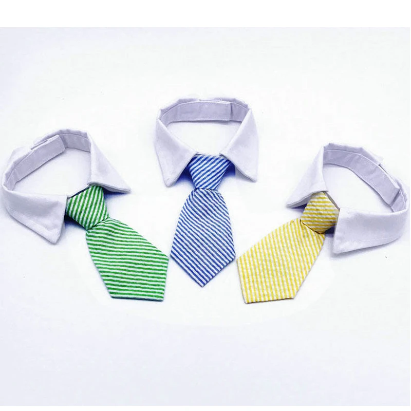 

Fashion Dog Cat Striped Bow Tie Collar Pet Adjustable Neck Tie for Party Wedding Pet Cat Accessories Dog Bowtie Dog Supplies