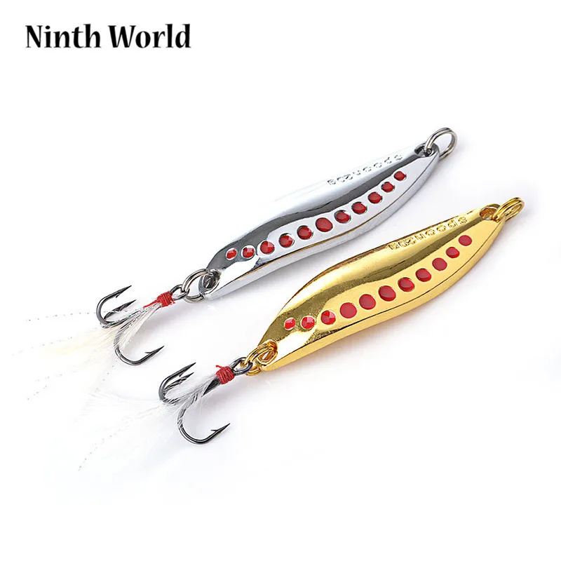 Золотые/серебристые металлические блестки приманки жесткие Искусственные