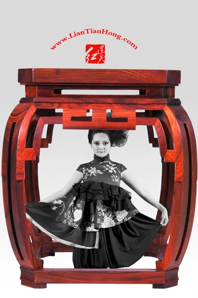 Бамбуковый стул с квадратным уголками Классическая китайская мебель из Бирмы и