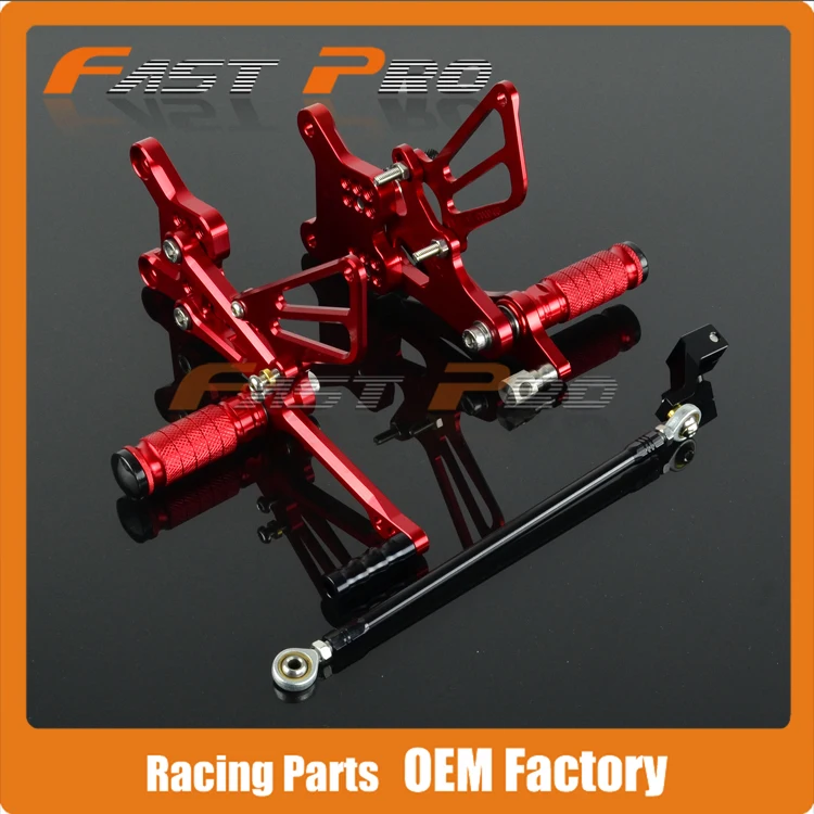 CNC мотоциклетная Регулируемая заготовка подножки педали для HONDA CBR600 F4I 2001 2002 2003 2004