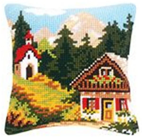 Вышивка крестиком коврик на подушку DIY ремесло сельская защелка крюк набор 42 см на 42 см рукоделие крючком подушка вышивка - Цвет: CX0680