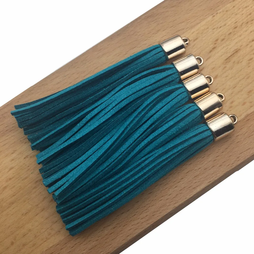 CHENGRUI L68 9cm suede tassels brush curtain craft earring findings fringe shadow curtains fabric 10pcs/bag | Дом и сад