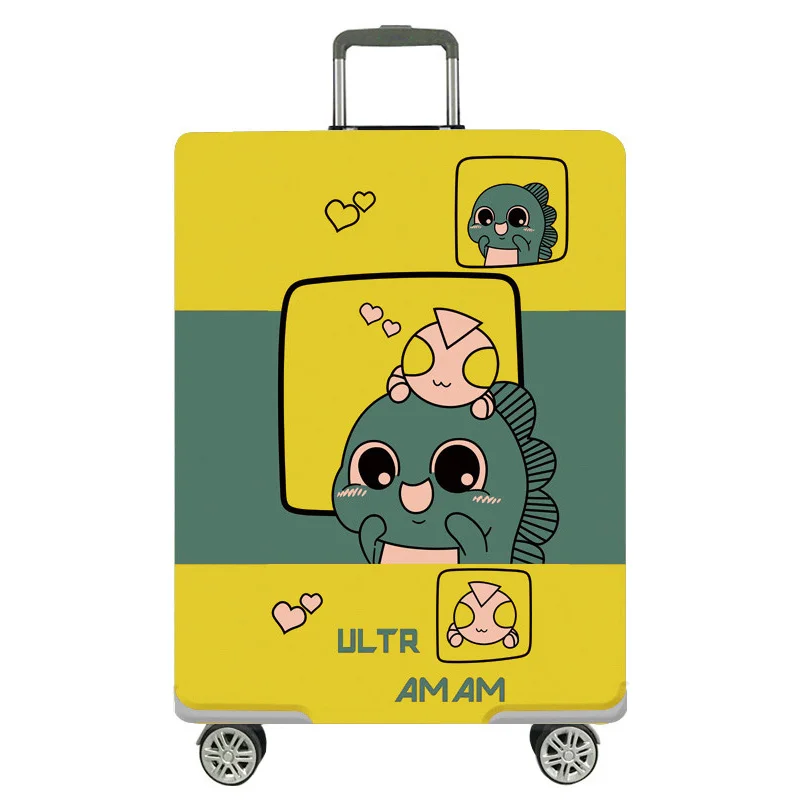 D Luggage cover Багажный Защитный Чехол Эластичный чехол от пыли подходит для 18-32 дюймов чемодан на колесиках пылезащитный чехол дорожный аксессуар - Цвет: D Luggage cover