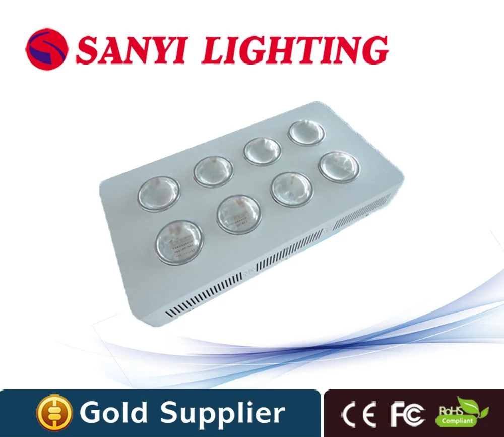 

400 watt led lights cob led plant grow light 7:1:1 R+B+O for hydroponics greenhouse