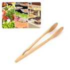 Деревянные щипцы VFGTERTE, 1 шт., многофункциональные зажимы для барбекю, еды, мяса, овощей, фруктов, тостов, хлеба, зажим для торта, кухонная утварь, инструмент