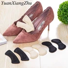 Новинка, высококачественные губчатые невидимые задние Мягкие накладки для обуви на высоком каблуке, клейкий вкладыш, подушечки, вставки, стельки, 1 пара