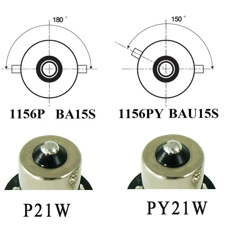 LM 2x светодиодный CANBUS без ошибок 1156 7506 BA15S P21W светодиодный BAU15S PY21W T20 7440 спереди указатели поворота без вспышки 1500LM, желтый, белый - Испускаемый цвет: 1156 BA15S